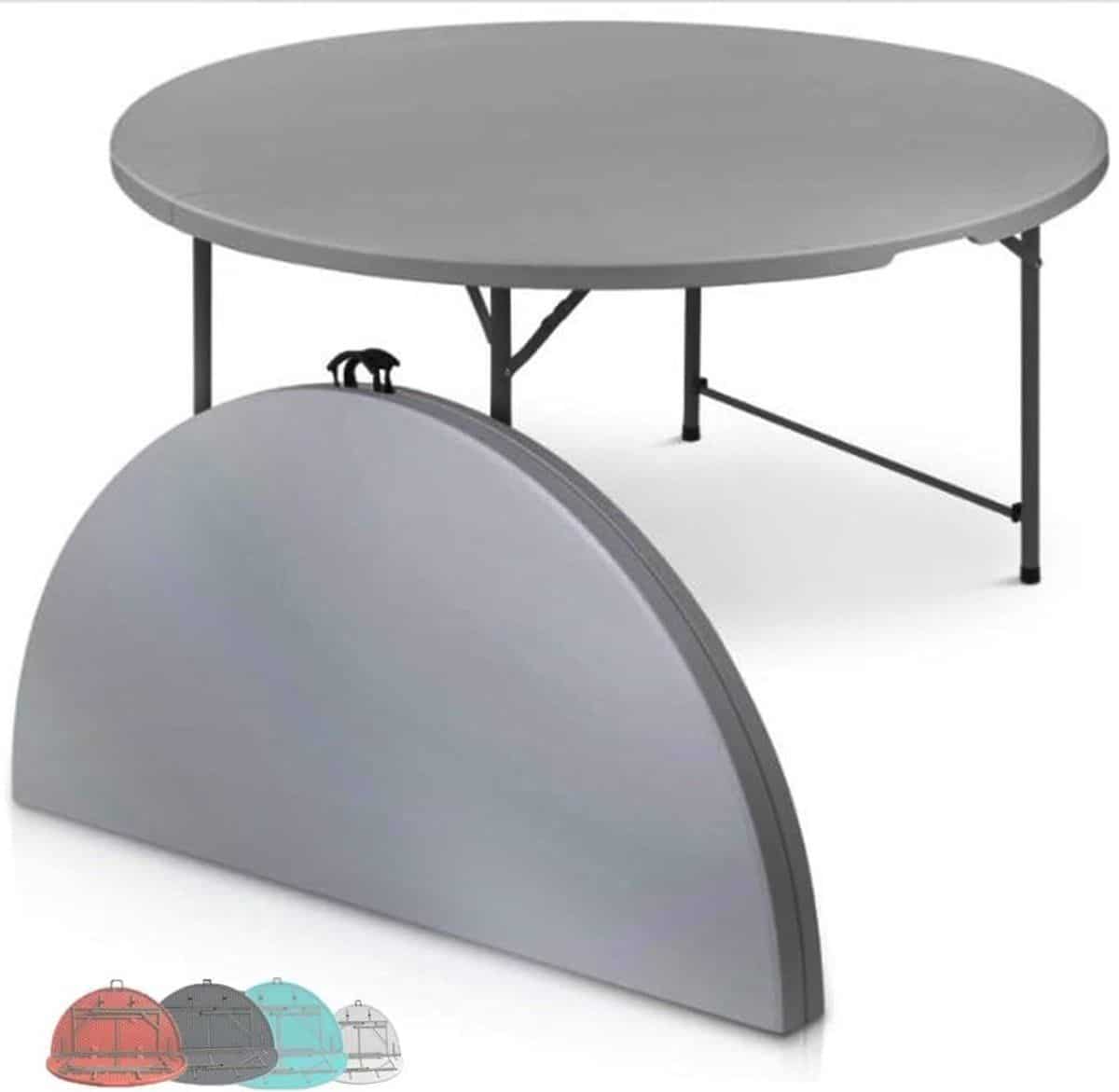 opvouwbare ronde tafel klaptafel feesttafel veelzijdig gebruik