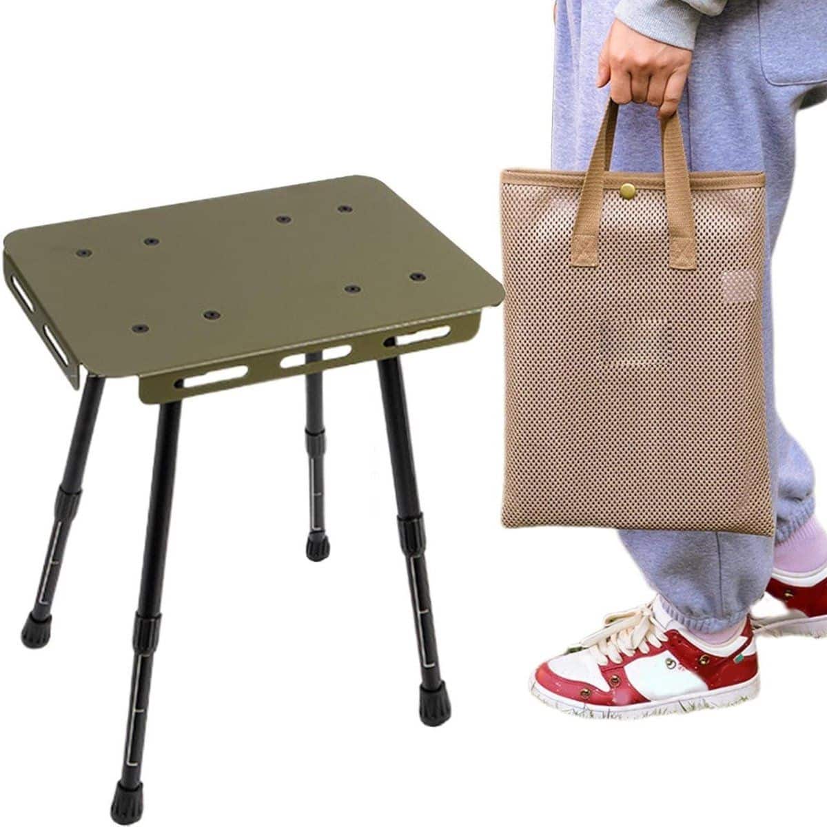 opvouwbare tafel klaptafel dienblad buitenactiviteiten gebruik in