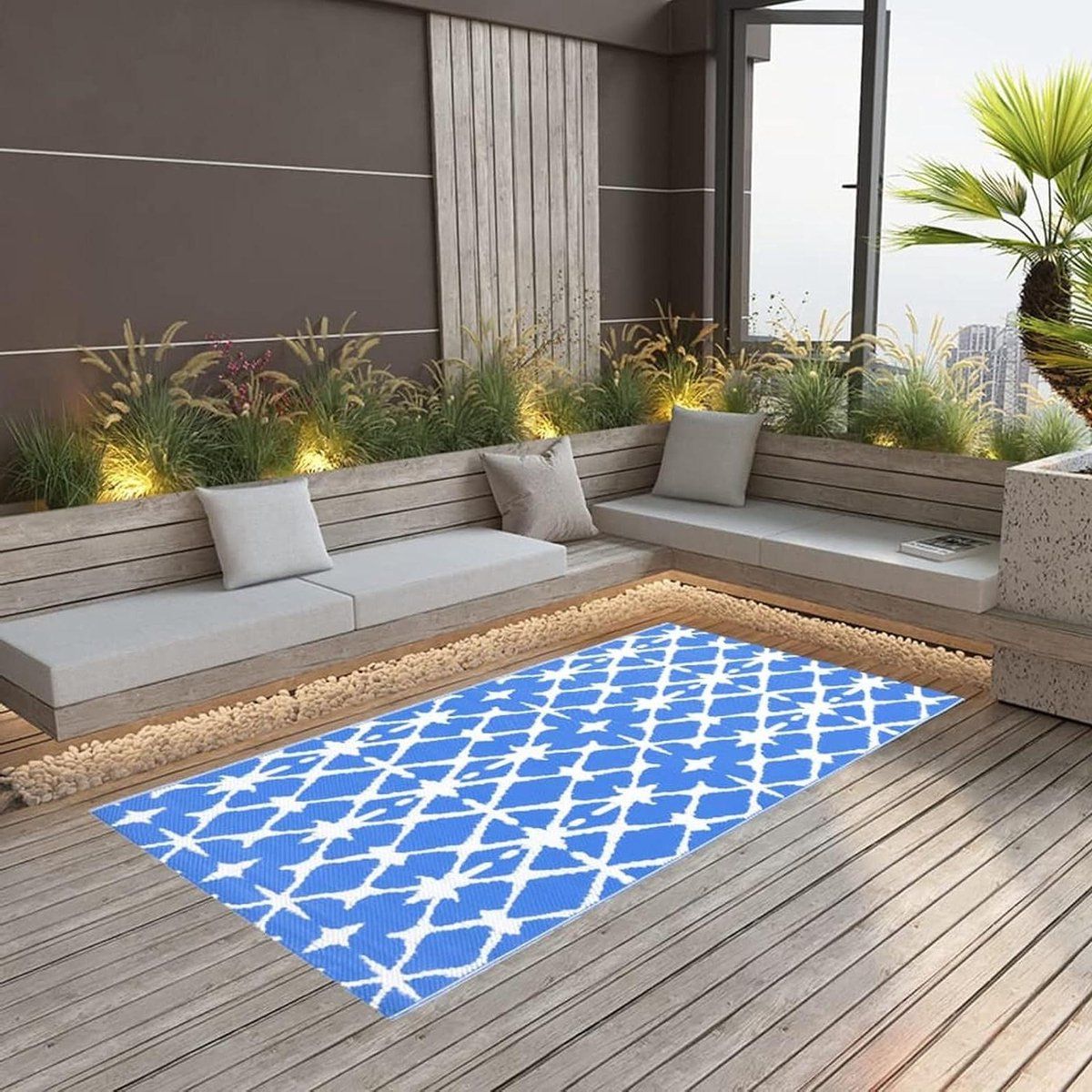 outdoor kleed terraskleed tuinkleed buiten zitten dubbellaags