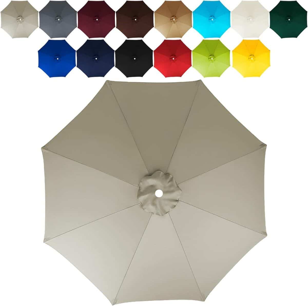 parasol vervangingsdoek parasolhoes vernieuwen buiten zitten uv50+