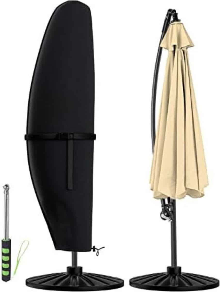 parasolhoes voor zweefparasol parasolhoes met rits en stok