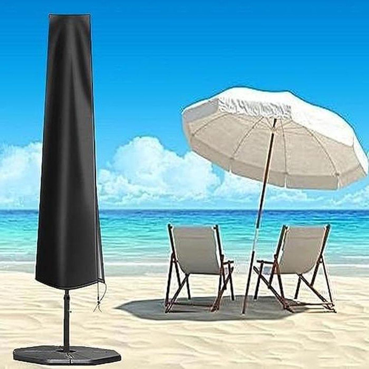 parasolhoes waterdicht beschermhoes buitenparasol tuinmeubilair beschermen oxford