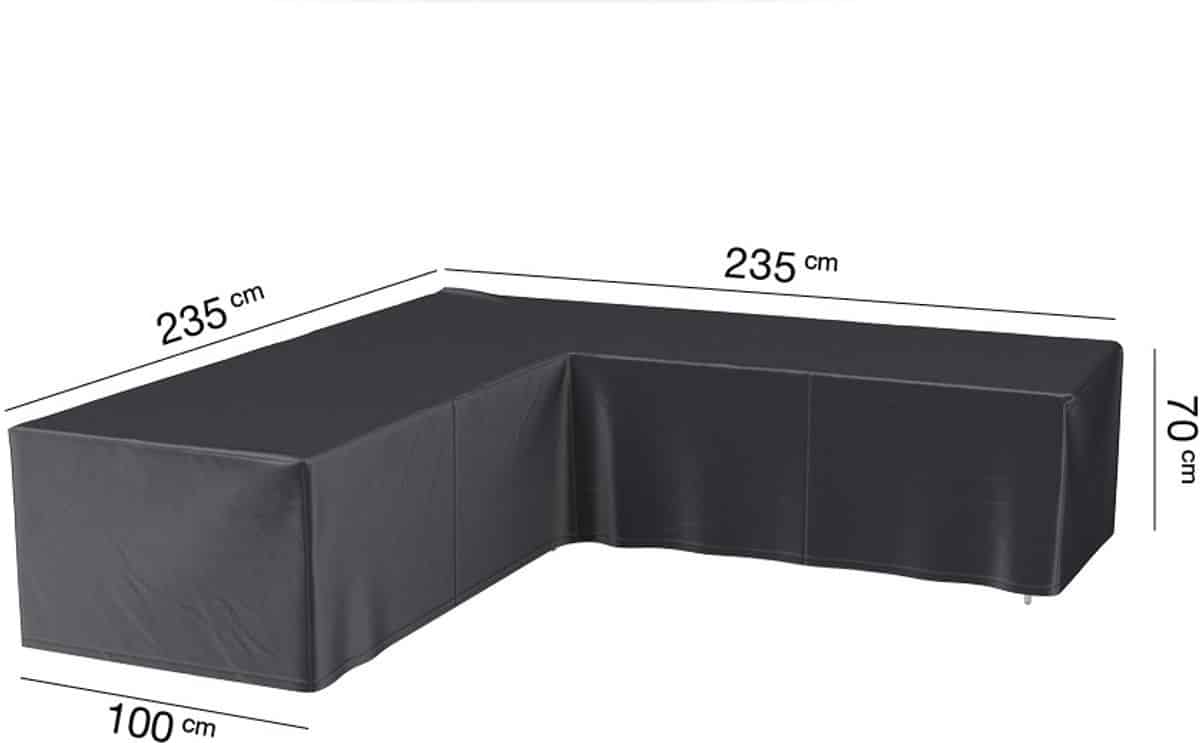 platinum aerocover loungebankhoes l vorm 235x235x100xh70cm ademend
