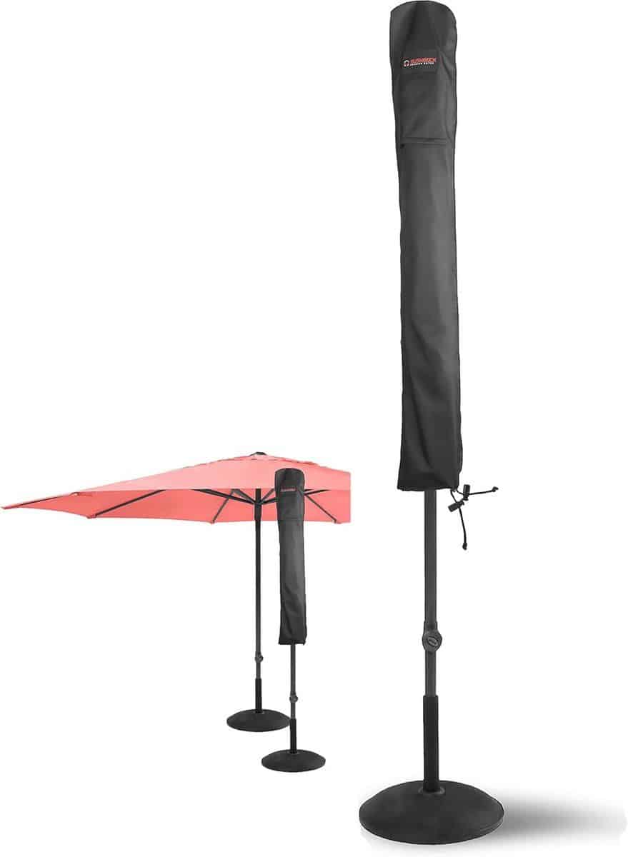premium parasolhoes met ventilatieopeningen en speciale coating voor ronde en