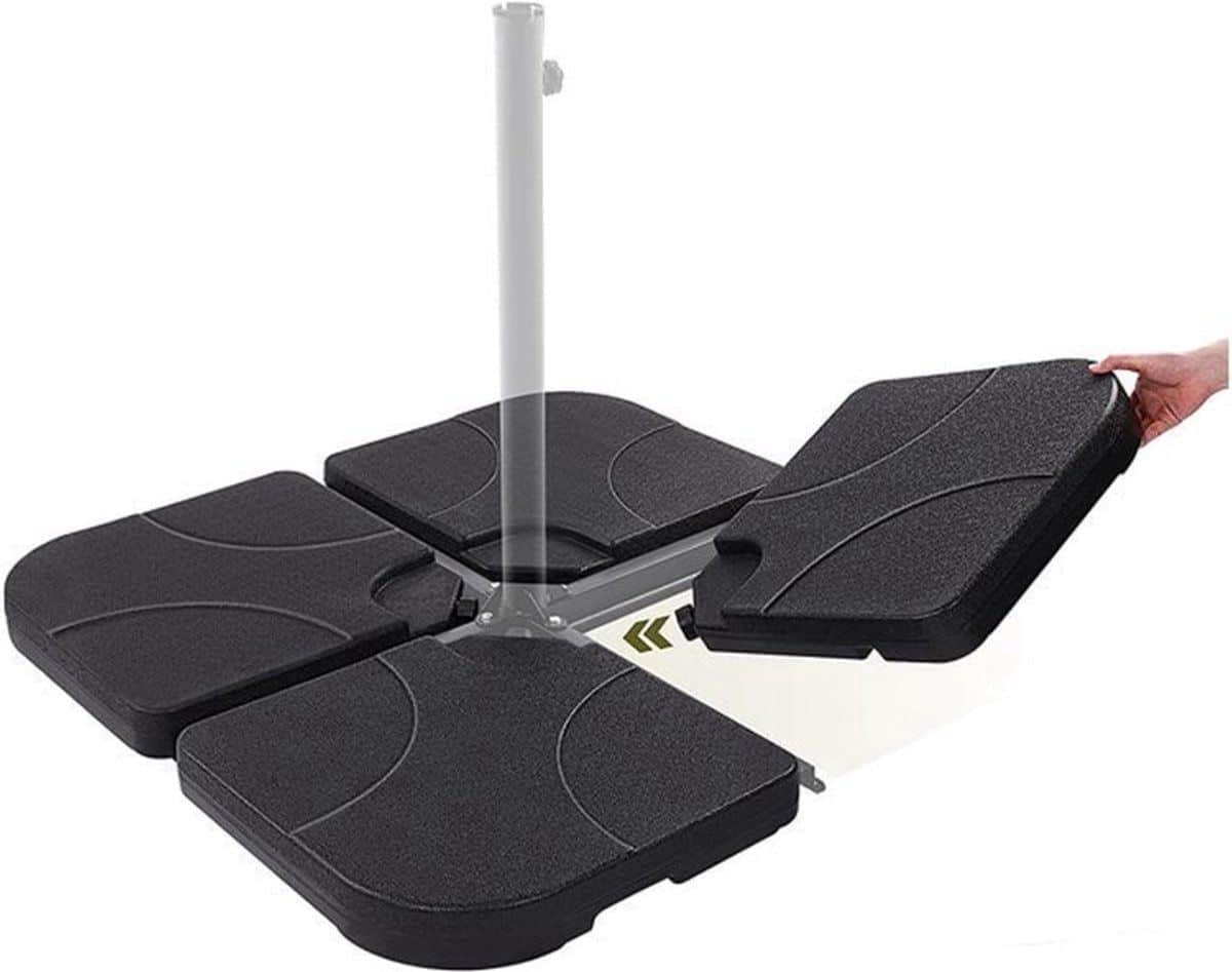 quovo® parasolvoet vulbaar parasolvoet parasolvoet op wielen