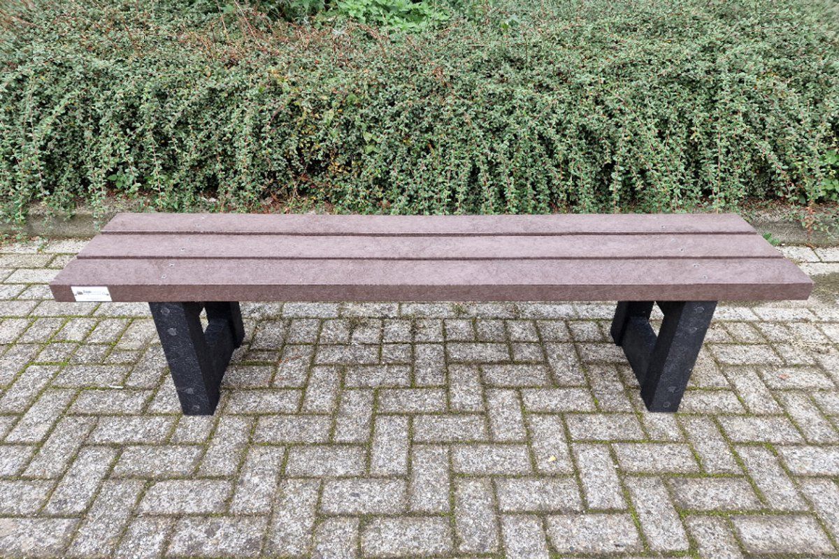 rockwood® zitbank lifelong zwaar kunststof (50kg) quartz brown 1.20m
