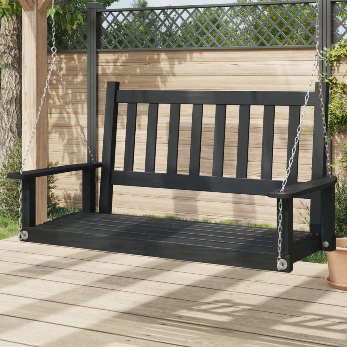 schommelbank tuin tuinschommel buiten ontspannen buiten massief