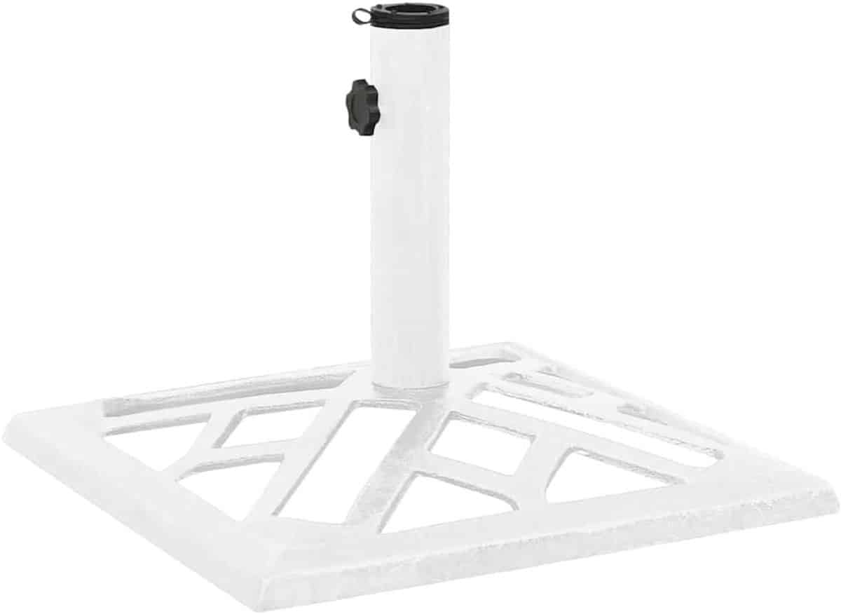 stabiele parasolvoet van gietijzer 44x44x31 cm universele houder