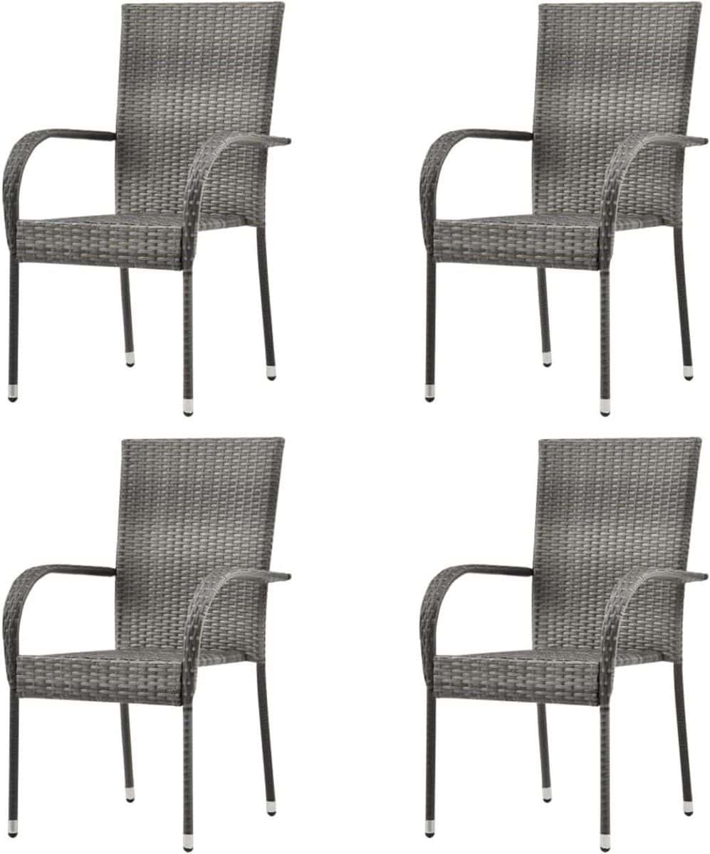 stapelbare tuinstoelen buitenstoelen terras buiten dineren waterafstotend