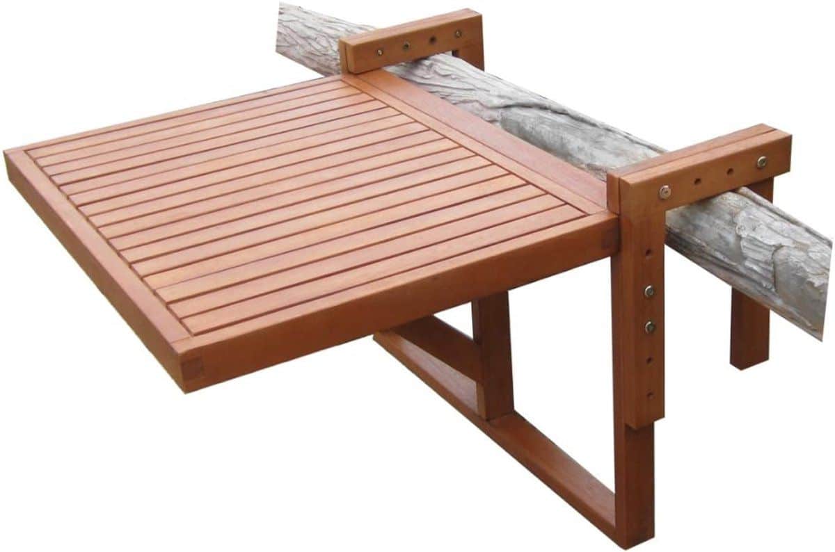 tim® balkontafel hangend inklapbaar balkonbar hangtafel voor aan