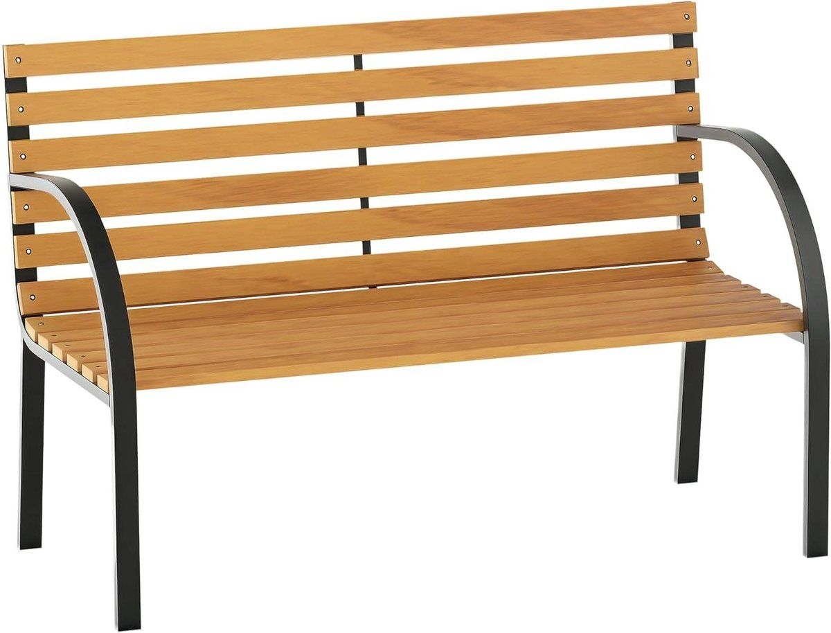 tuinbank 2 zits parkbank zitbank buiten relaxen stalen