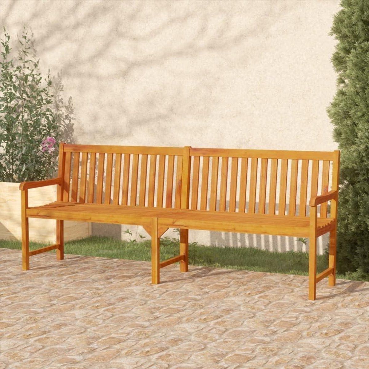 tuinbank massief hout parkbank zitbank buiten zitten