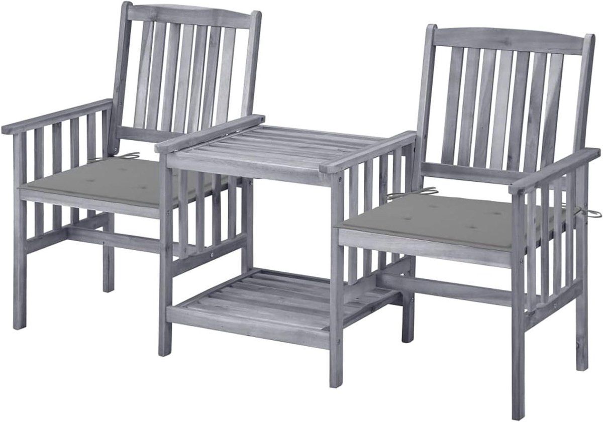 tuinstoelen met theetafel balkonstoelen bistroset genieten van thee