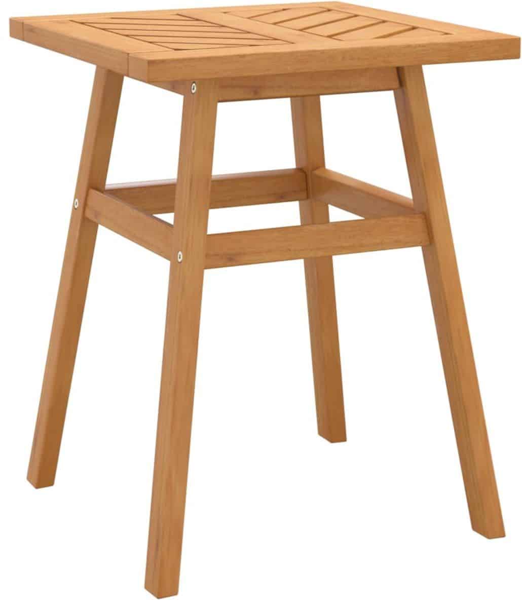 vidaxl bijzettafel 45x45x60 cm massief