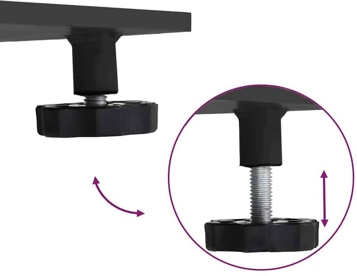 vidaxl parasolvoet 52 kg zwart