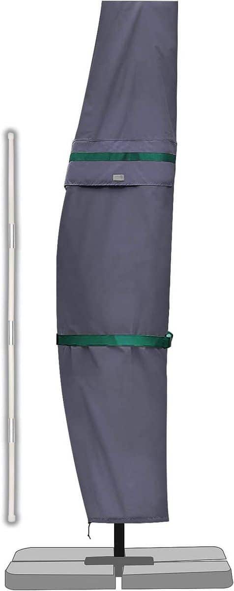 waterafstotende parasolhoes met stang 1 stuk polyester