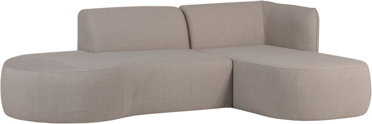 woood chios loungeset tuin aluminium naturel 71x258x168
