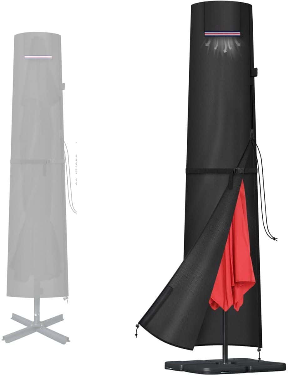 zavio® parasolhoes voor zweefparasol parasol hoes staande parasol