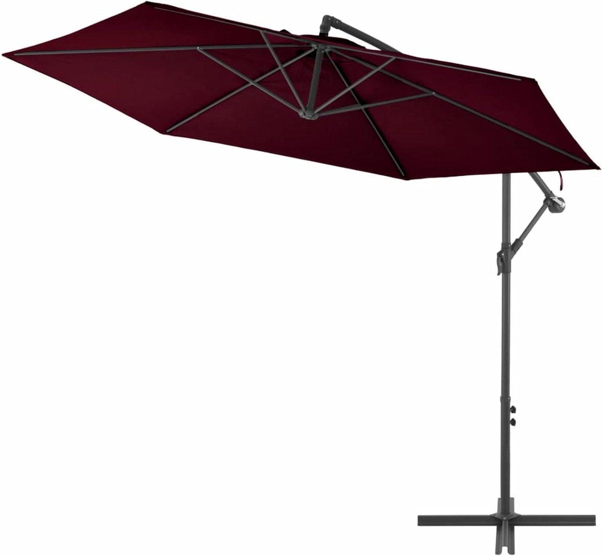zweefparasol parasol zonnescherm tuin beschutting kantelbaar ontwerp